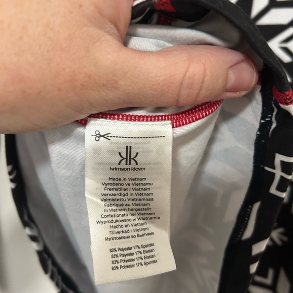 Krimson Klover Nordic Snowflake 1/4 zip base layer size medium - Picture 6 of 6